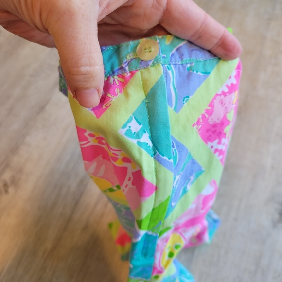 Lilly Pulitzer Cropped Pants, Girls 7 - Picture 4 of 5